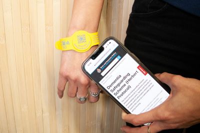 NFC wristband and hangtag