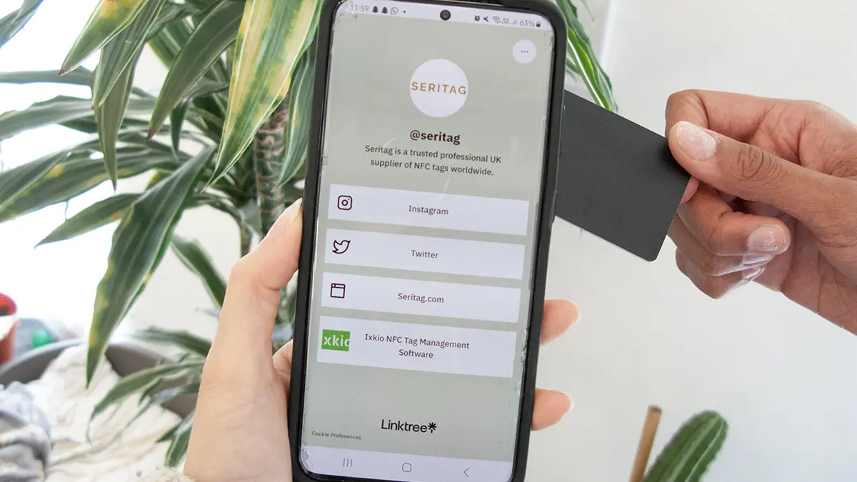 vcard information on a mobile phone
