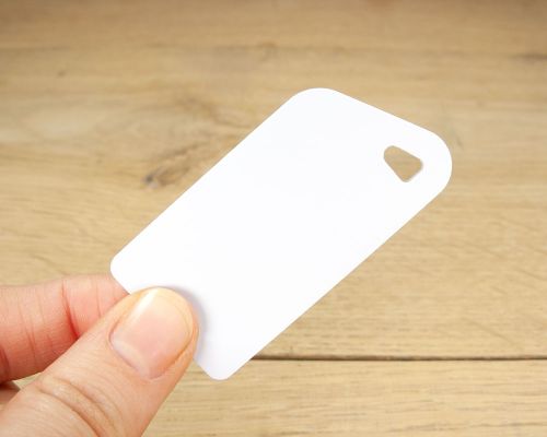 Close up image of an NFC Premium NFC Keycard White