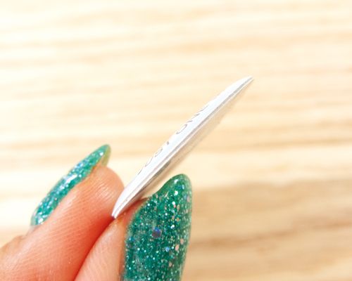 Close up image of an NFC Custom Print NFC Bubble Labels