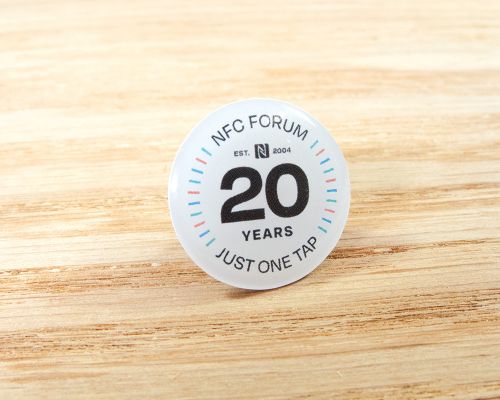 Image of Custom Print NFC Bubble Labels NFC Tag