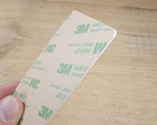 Detail of an NFC Custom Print Card Adhesive Tag