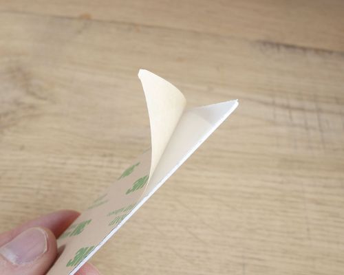 Side view of the NFC Custom Print Card Adhesive Tag