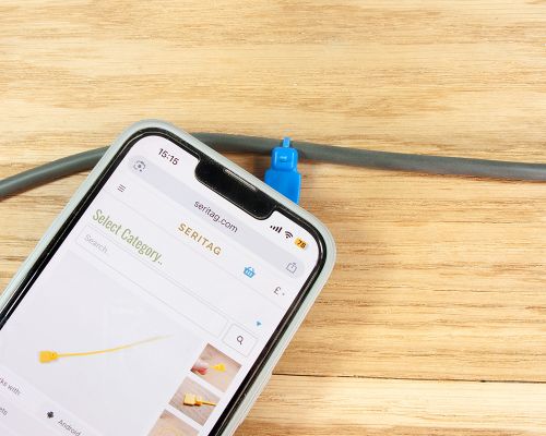 Side view of the NFC Microtab NFC Cable Tie