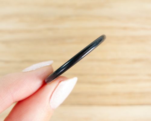 Detail of an NFC 30mm ABS Disc Tag NTAG213