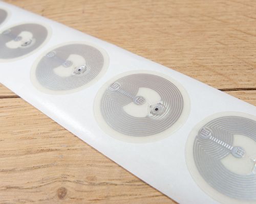 Detail of an NFC 29mm Garment Spec NTAG424