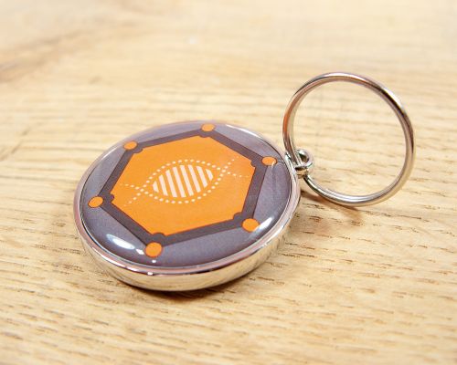 Detail of an NFC Bubble NFC Keyfob