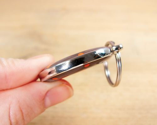 Side view of the NFC Bubble NFC Keyfob