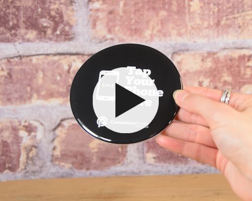 Side view of the NFC Epoxy Table Tag