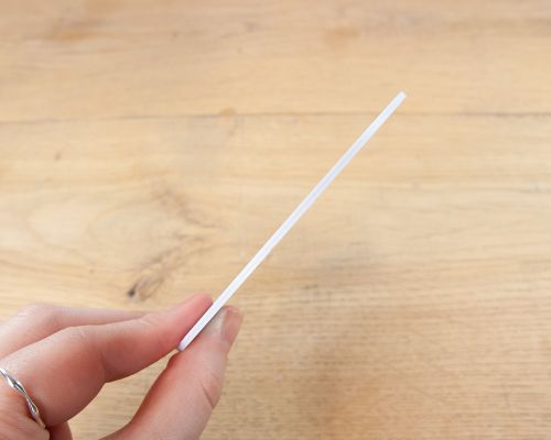 Detail of an NFC PVC Plate Tag