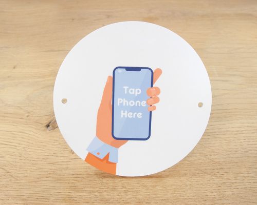 Image of PVC Plate Tag NFC Tag