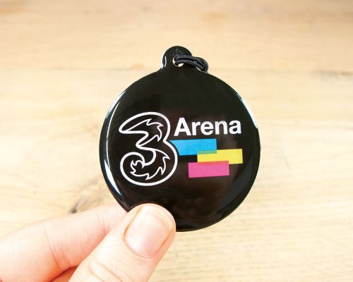 Detail of an NFC Large NFC Hang Tag