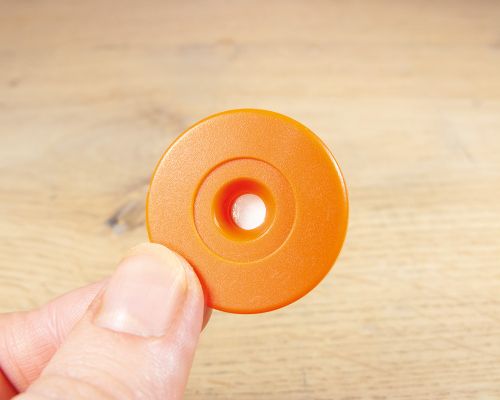 Detail of an NFC Warehouse Tag Colour