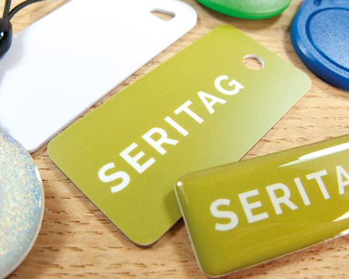 Detail of an NFC NFC Keyfob Pack