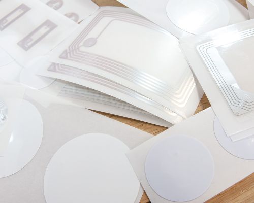 Close up image of an NFC Label Pack