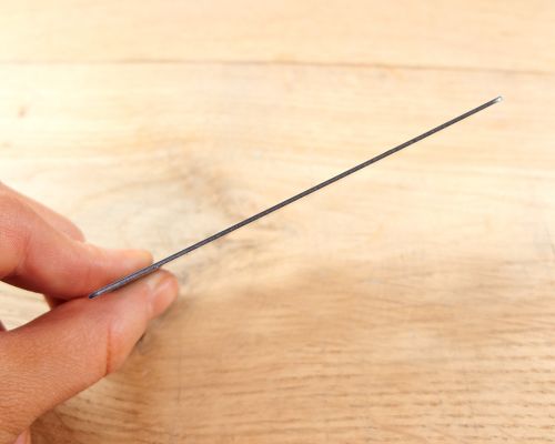 Detail of an NFC Custom Black PVC Card