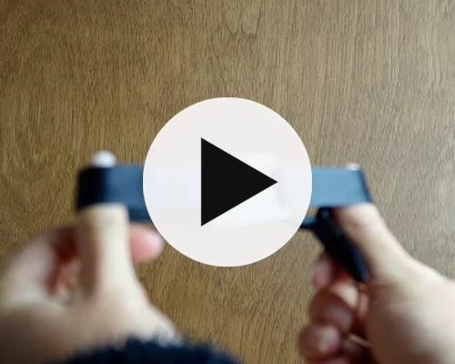 video of Black Fabric Stock Wristband