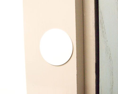 Detail of an NFC 30mm PVC Disc NTAG213