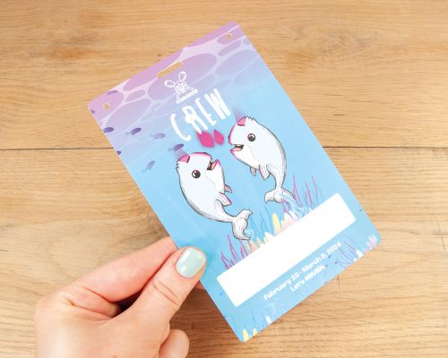 Close up image of an NFC Festival Card