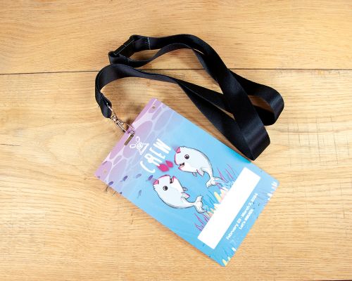 Side view of the NFC Festival Card