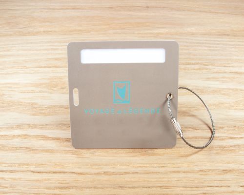 Detail of an NFC Large Smart Travel Tag