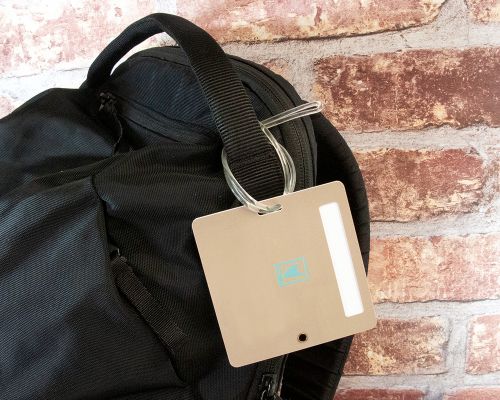 Side view of the NFC Large Smart Travel Tag