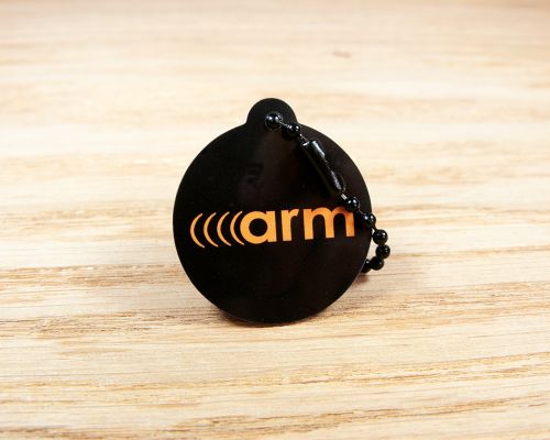 Image of Flat NFC Hangtag Custom Print NFC Tag