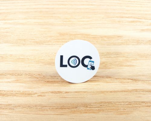 Image of Asset NFC Tag On-Metal Round NFC Tag