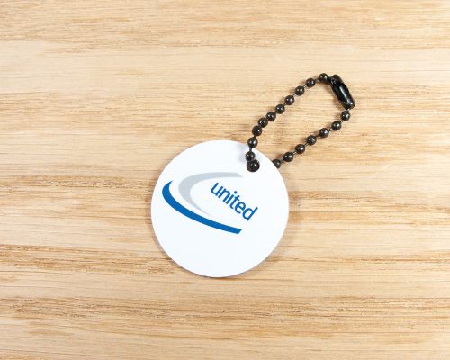 Detail of an NFC NFC Product Tag Custom Print