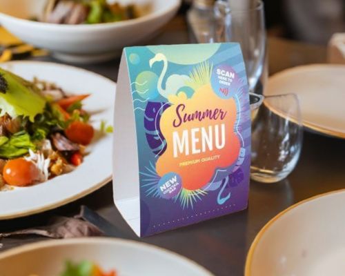 Image of Smart Table Tent NFC Tag