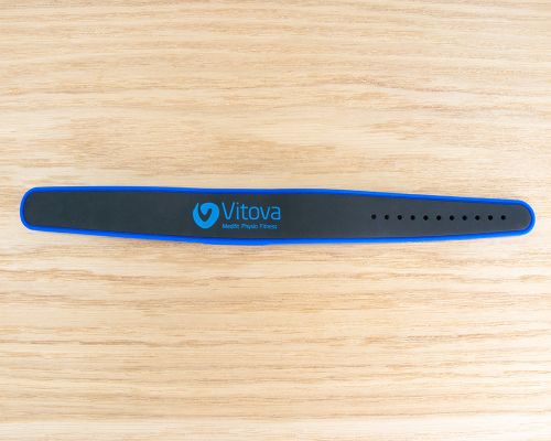 Detail of an NFC Dual Colour NFC Wristband