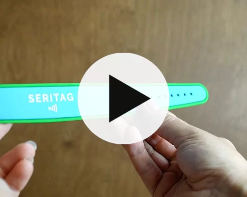 video of Dual Colour NFC Wristband