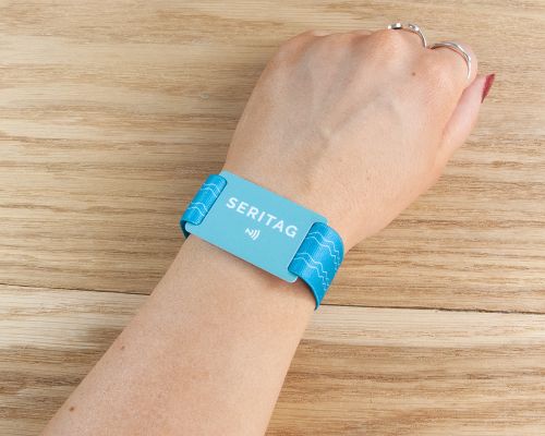 Image of Elastic PVC plate NFC Wristband NFC Tag