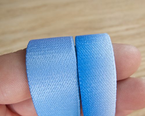 Side view of the NFC Elastic Fabric NFC Wristband