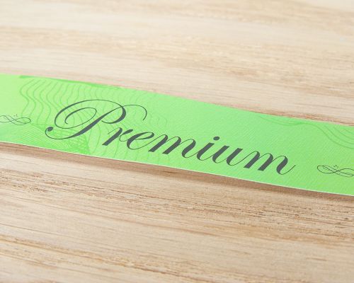 Side view of the NFC Tyvek NFC Wristband