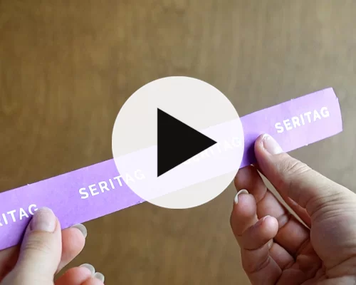 video of Tyvek NFC Wristband