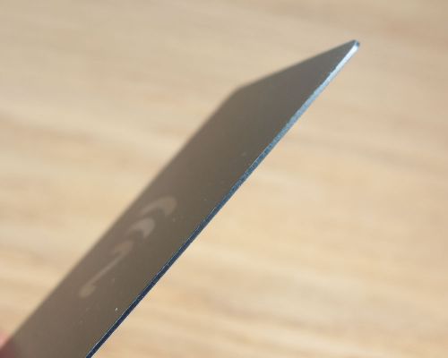 Side view of the NFC Connect Card Black NTAG215