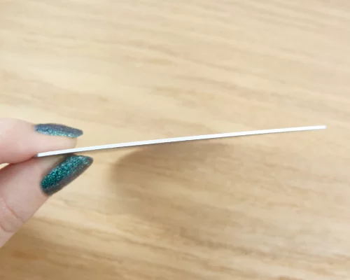 Side view of the NFC Custom Print Classic Church NFC Tag