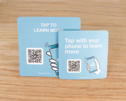 Image of Custom Print Flex Church NFC Label NFC Tag