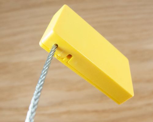 Side view of the NFC Flag NFC Metal Cable Tie