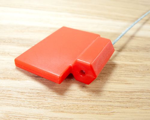 Close up image of an NFC Hex Flag NFC Cable Tie