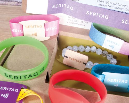 Close up image of an NFC Wristband Pack