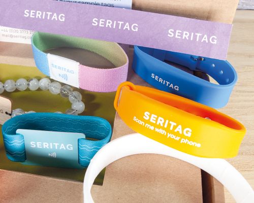 Detail of an NFC Wristband Pack