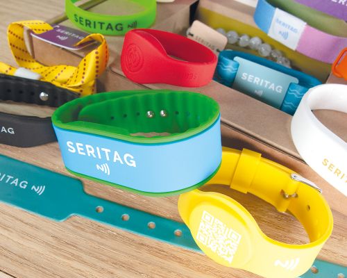 Side view of the NFC Wristband Pack