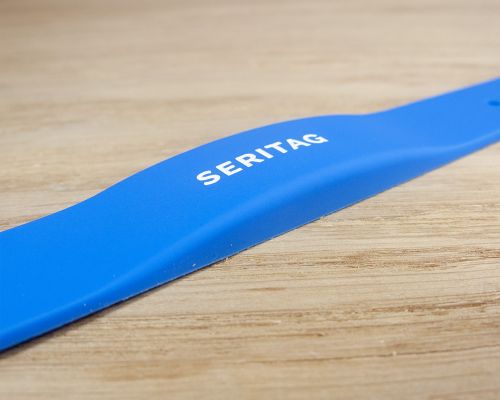 Close up image of an NFC Flat Adjustable Clasp NFC Wristband