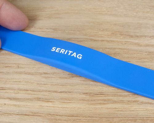 Side view of the NFC Flat Adjustable Clasp NFC Wristband