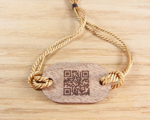 Side view of the NFC NFC Hotel Bracelet