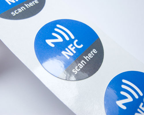 Image of Custom Print Premium NFC labels NFC Tag
