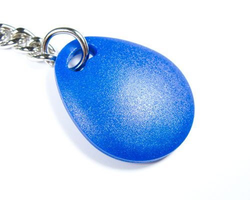 Detail of an NFC Premium NFC Keyfob