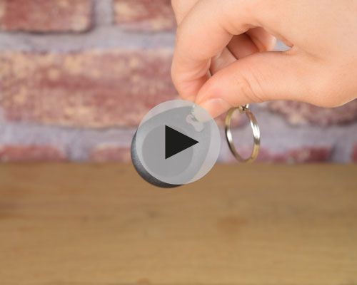 Side view of the NFC Premium NFC Keyfob